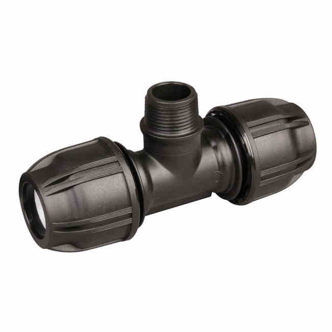 HDPE Tee Connector - 0.75* (THREAD)